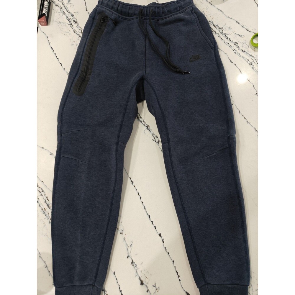 Nike Tech Fleece Sweat Pants Dark Navy Size Small Joggers Gym